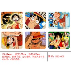 One piece mouse pad