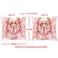 Hatsune Miku pillow(45x45CM)