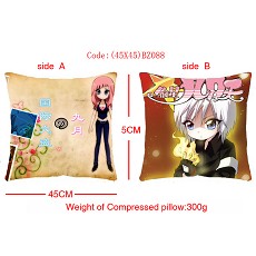 Star stealing girl double sides pillow(45X45CM)