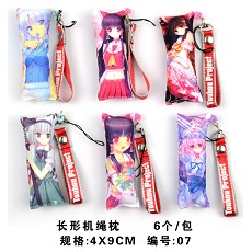 Touhou project small pillow phone straps(6pcs a set)