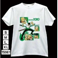 One piece anime T-shirt TS987