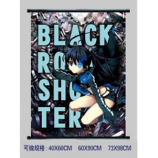 Black rock shooter wallscroll BH-1190