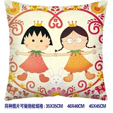 Chibi Maruko chan double sides pillow BZ2623