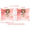 Anime double sides pillow(45X45CM)