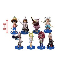 One piece anime figures(8pcs a set)