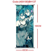 Hatsune Miku wallscroll(40X100)BH137