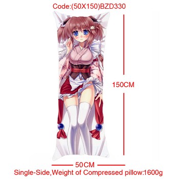 The anime girl single side pillow(50X150)BZD330