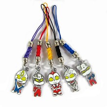 Ultraman phone straps set