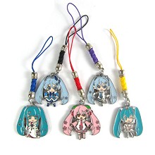Hatsune Miku phone straps set