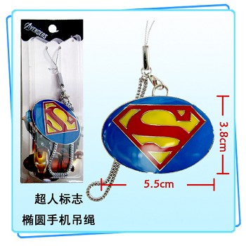 Superman phone strap