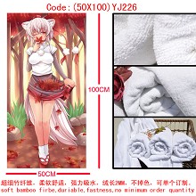 The lovely anime girl bath towel(50X100)YJ226