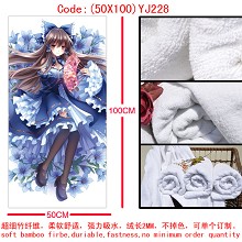 The lovely anime girl bath towel(50X100)YJ228