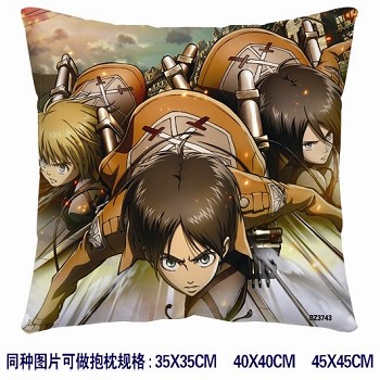 Attack on Titan double sides pillow 3743