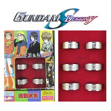 Gundam rings(6pcs a set)