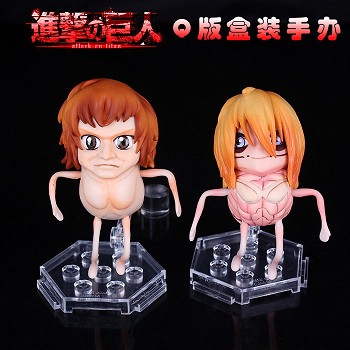 Attack on Titan anime figures(2pcs a set)