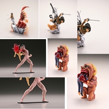 Attack on Titan anime figures(4pcs a set)