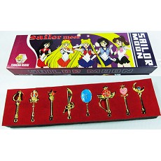 Sailor Moon key chains set