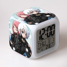 Star-stealing girl multi-color clock（no battery）