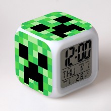 Minecraft JJ multi-color clock（no battery）
