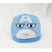 Captain America plush hat
