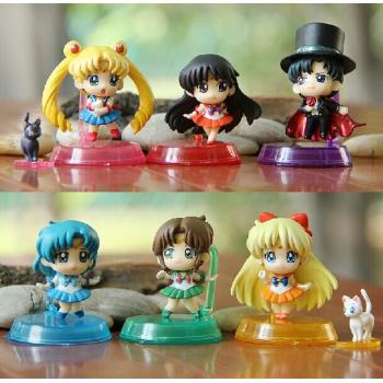 Sailor Moon figures set(6pcs a set)
