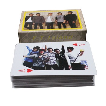 Star F.T Island poker/playing cards