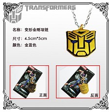 Transformers golden necklace