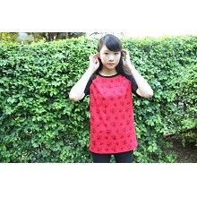 Hoozuki no Reitetsu red cotton t-shirt