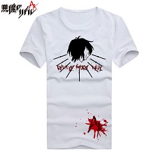 Akuma-riddle cotton t-shirt for male