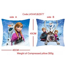 Frozen two-sided pillow(45X45)BZ877