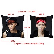 EXO star two-sided pillow(45X45)BZ880