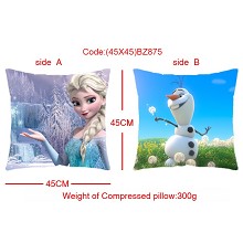 Frozen two-sided pillow(45X45)BZ875