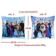 Frozen two-sided pillow(45X45)BZ878