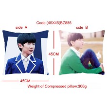 EXO star two-sided pillow(45X45)BZ886