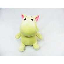 7inches hippo plush doll(yellow)