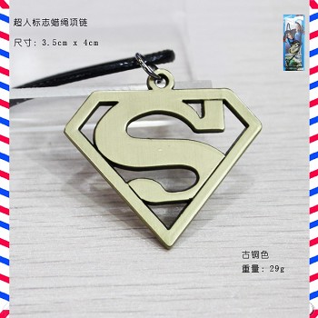 Super man necklace
