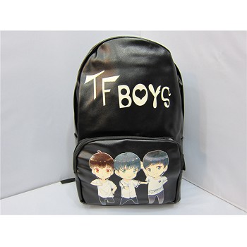 TFBoys pu backpack bag