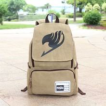 Fairy Tail canvas backpack bag