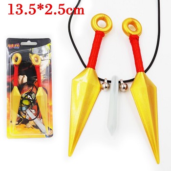 Naruto cos weapons+necklace