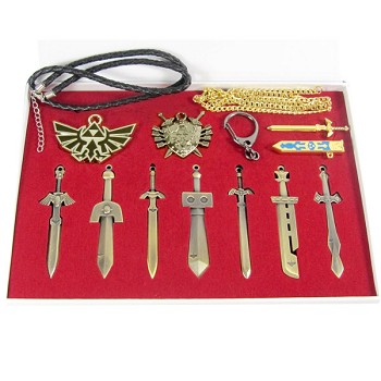 Zelda key chains set(10pcs a set)