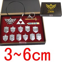 Zelda key chains set(14pcs a set)