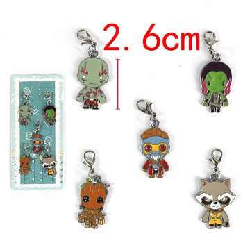 Guardians of the Galaxy key chains set