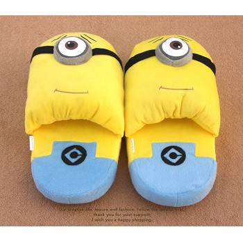 Despicable Me plush slippers a pair