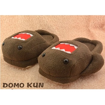 DomoKun plush slippers a pair