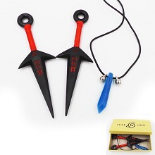 Naruto cos weapon + necklace
