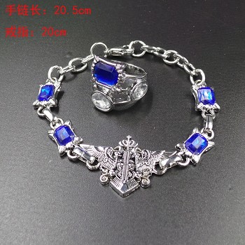 Kuroshitsuji ring+bracelet