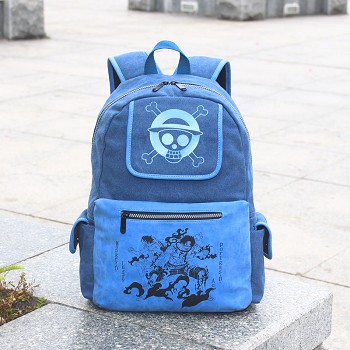 One Piece canvas backpack bag