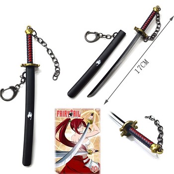 Fairy Tail cos weapon key chain 17CM