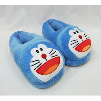 Doraemon plush slippers a pair
