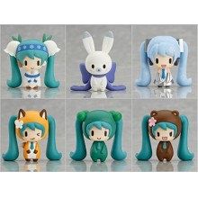 Hatsune Miku figures set(6pcs a set)